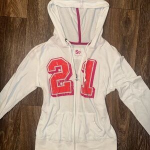 2000s Discontinued SO 21 Pink Zip